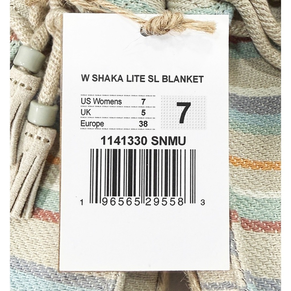 Sanuk Shaka Lite SL Blanket Loafers /Shoes - NWT Womens 7 Sand - #49496-J7 - Picture 6 of 6